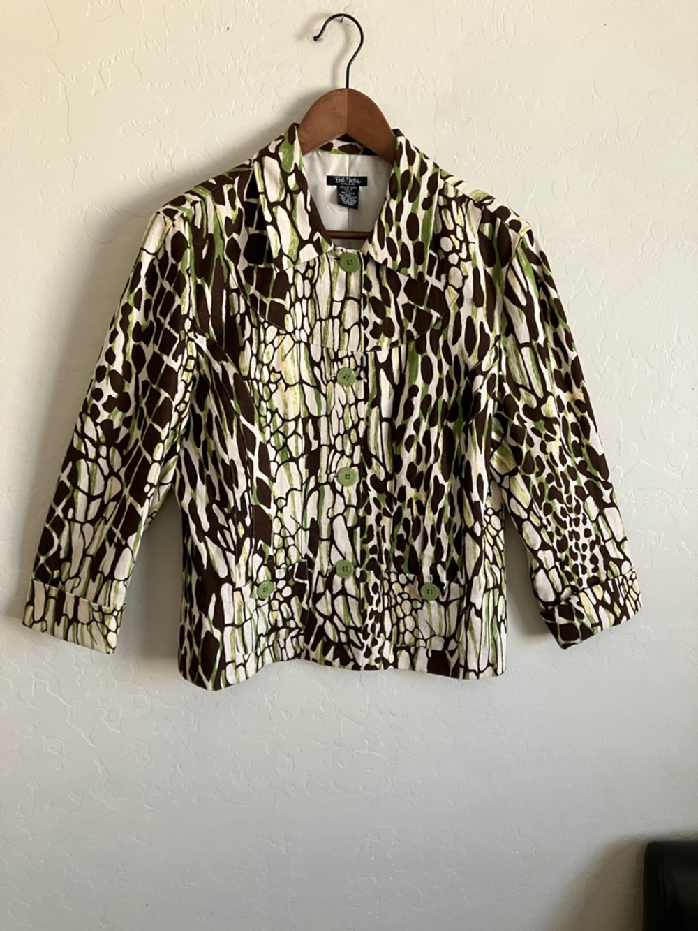 Bob Mackie Jacket Womens 10 Linen